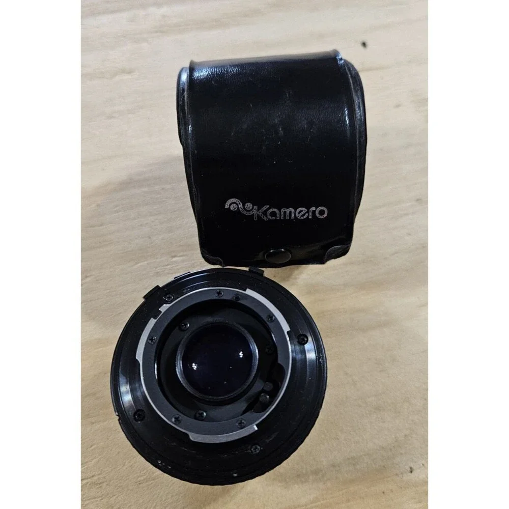 Minolta MD 50mm 1:2 Made In Japan Camera Lens w/ KAMERO case 35mm